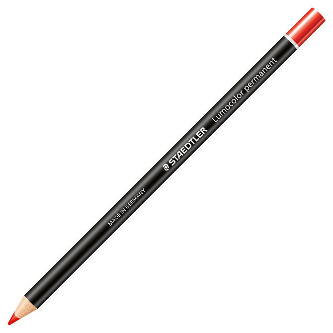 Olovka specijalna permanentna Glasochrom pk12 Staedtler 108 20-2 crvena