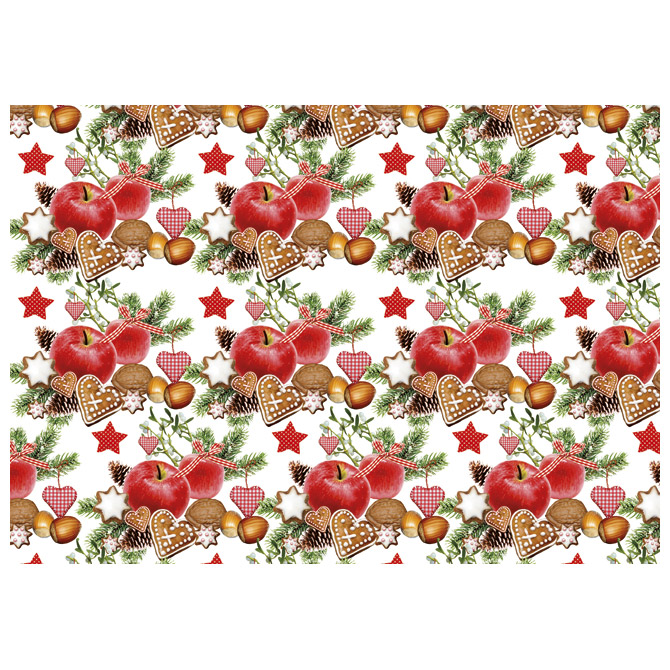 Papir ukrasni rola 70x200cm Apple Herlitz 11393121!!