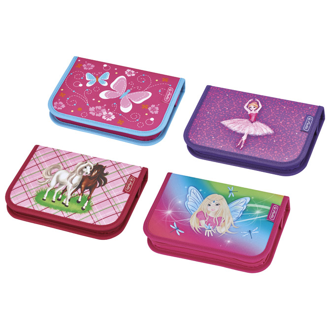 Pernica puna 1zip 1preklop Girls mix II Herlitz 50008469 sortirano!!