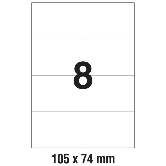 Etikete ILK 105x74 mm pk100L Zweckform 3427