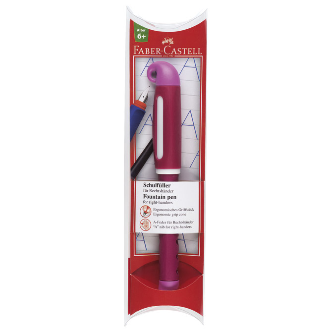 Nalivpero školsko A Faber-Castell 149867 rozo blister!!