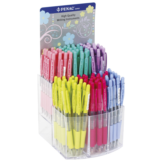 Stalak s olovkama kemijskim pk90 Sleek Touch pastel Penac sortirano!!