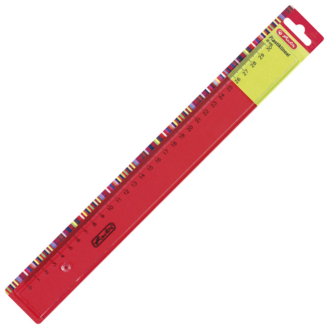 Ravnalo pvc 30 cm Herlitz 8700106 (300010433) blister
