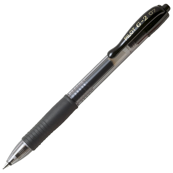 Roler gel grip 0,7 mm G2 plus Begreen Pilot BL-G2-PLS7-B crni