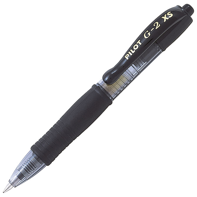Roler gel grip 0,7 mm G2 Pixie Pilot BL-G2-XS7-B crni
