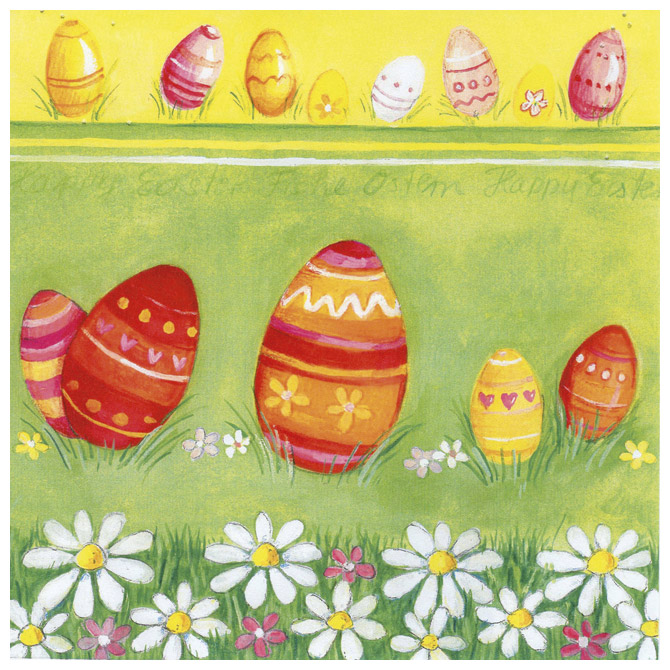 Salvete troslojne 33x33cm pk20 Easter time Herlitz 11340452!!