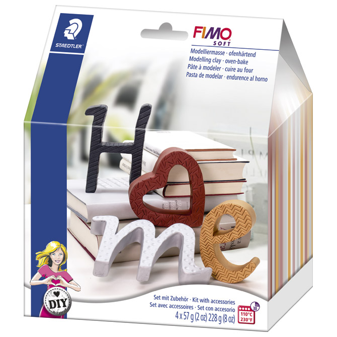 Set za modeliranje Fimo soft Slova Staedtler 8025 11!!