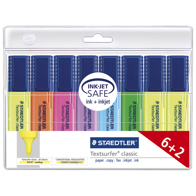 Signir 1-5 mm classic Staedtler 364 A WP8 8boja (6+2gratis)