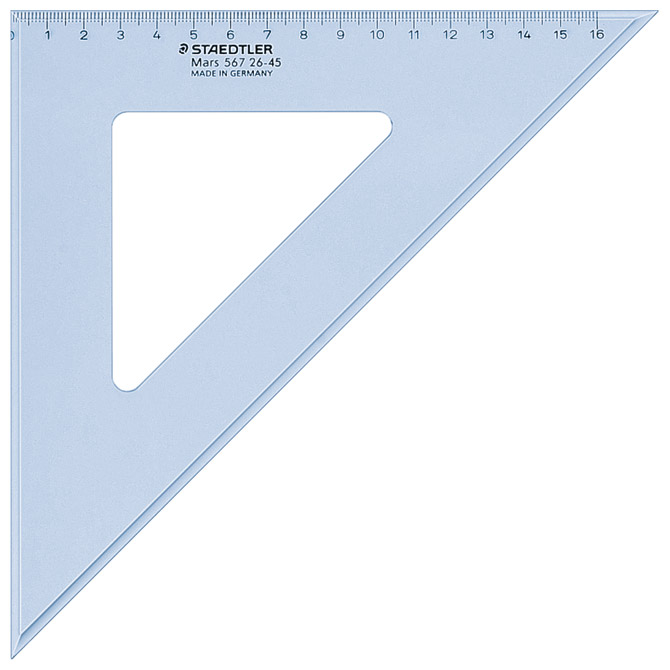 Trokut 26 cm 45° Mars Staedtler 567 26-45
