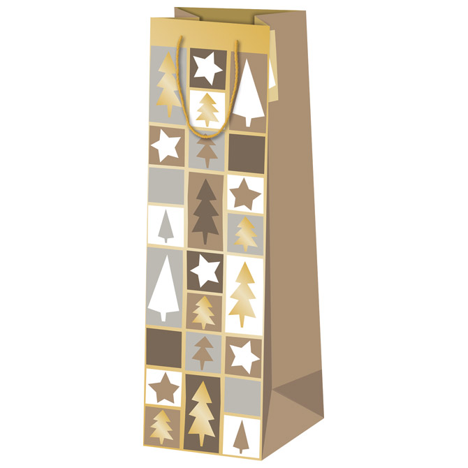 Vrećice ukrasne-boca 10,5x36x10 Golden Xmas Herlitz 40023892!!