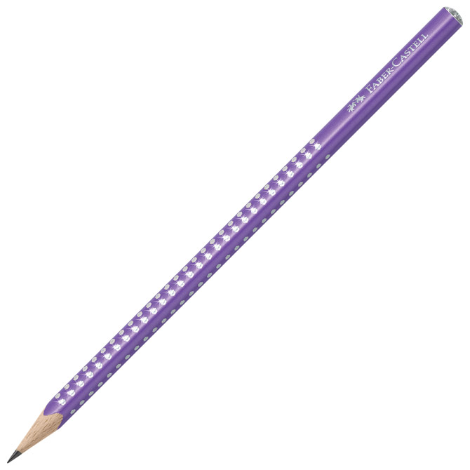 Olovka grafitna B Sparkle pearl Faber Castell 118204 lila!!