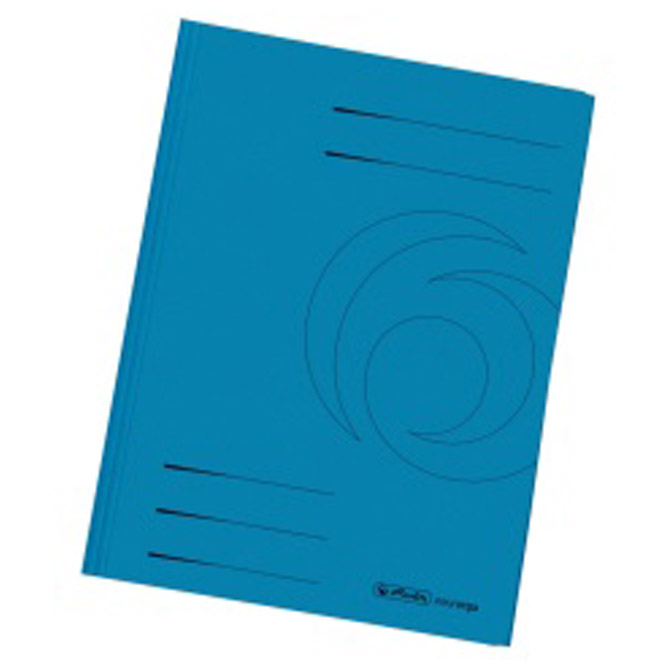 Fascikl klapna karton reciklirani A4 Herlitz 11076452 (300002993) plavi