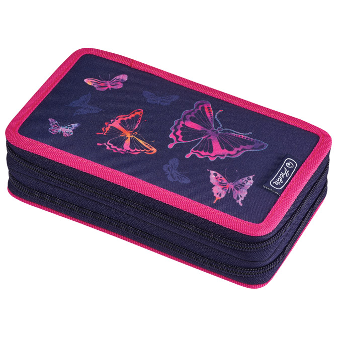 Pernica puna 2zipa Rainbow Butterfly Herlitz 50020898