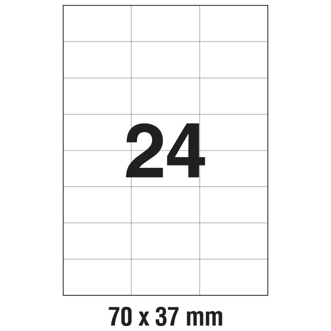 Etikete ILK  70x37 mm pk100L Zweckform 3474