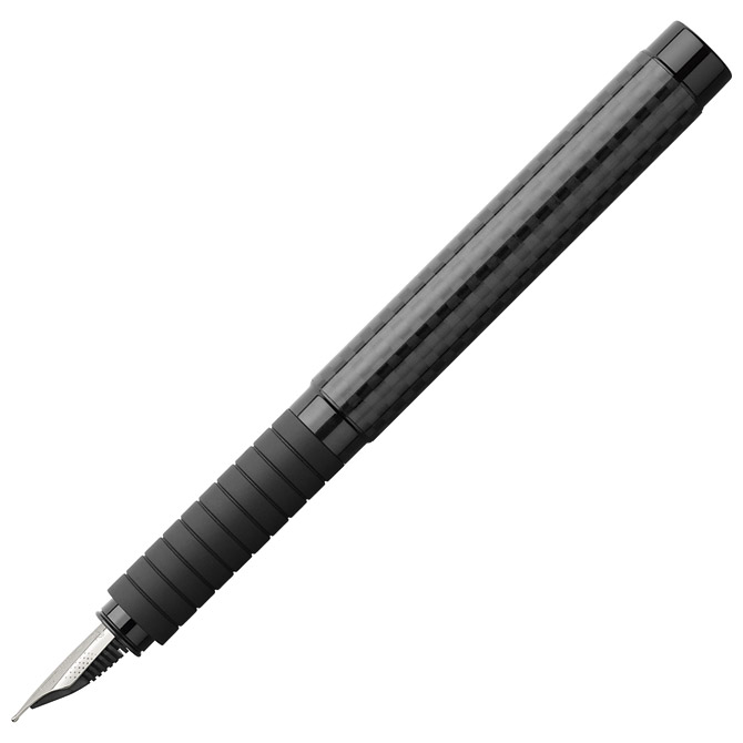 Nalivpero grip Essentio Carbon (F) Faber Castell 148821 crno