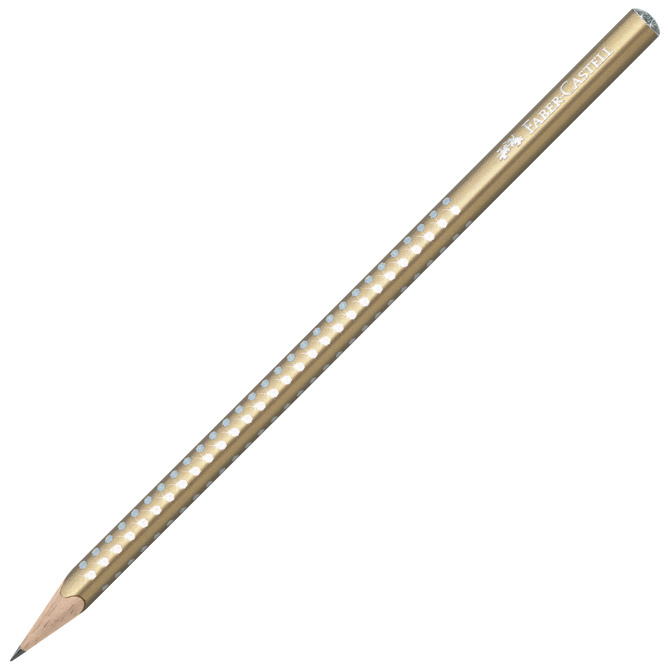 Olovka grafitna B Sparkle pearl Faber-Castell 118214 metalik zlatna!!