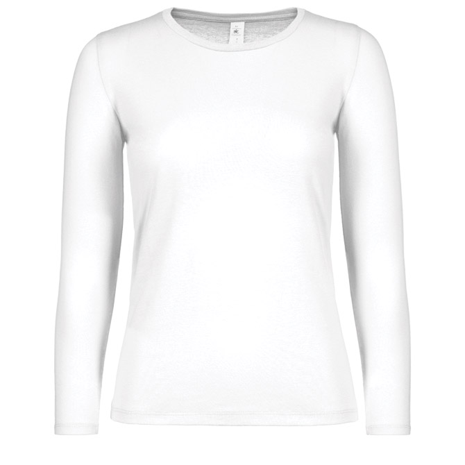 Majica dugi rukavi B&C #E150/women LSL bijela 2XL