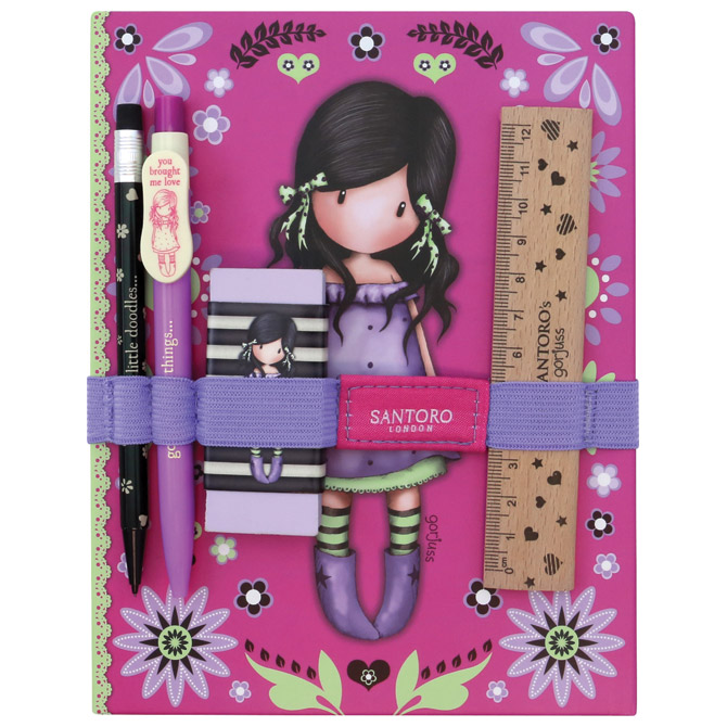 Set za pisanje s tekom tvrdi uvez You Brought Me Love Gorjuss 602GJ08!!