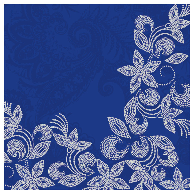 Salvete troslojne 33x33cm pk20 Grace blue Herlitz 11375573!!