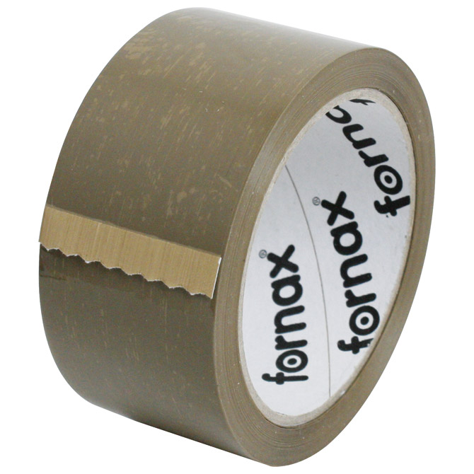 Traka ljepljiva 48 mm/66m solvent 28my Fornax smeđa