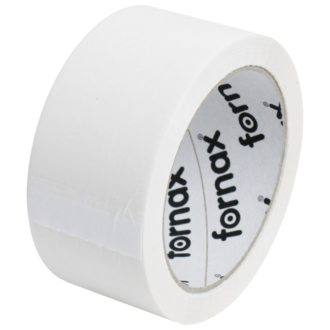 Traka ljepljiva 48 mm/66m solvent 28my Fornax bijela