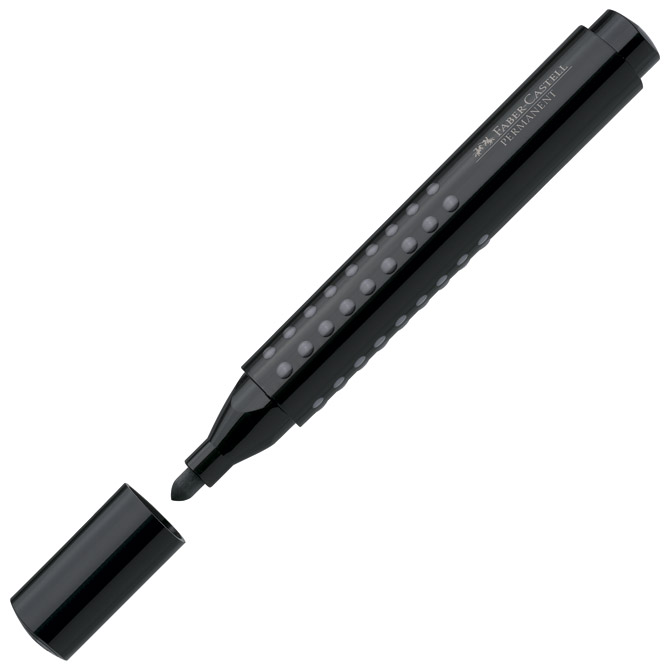Marker permanentni 1-3mm okrugli vrh Grip 2001 Faber Castell 150499 crni
