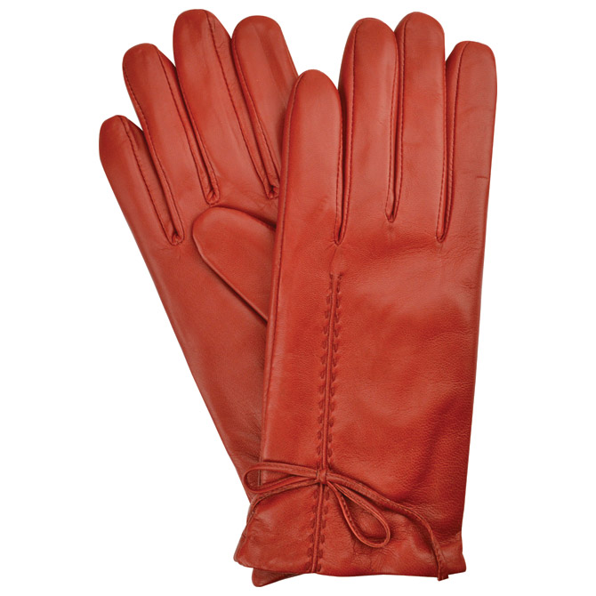 Rukavice kožne ženske Galko 71-0081-R03 crvene L!!