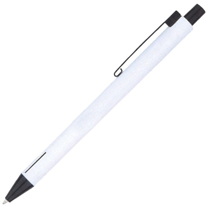 Olovka kemijska metalna YFA2661B Berlin bijela/crna!!