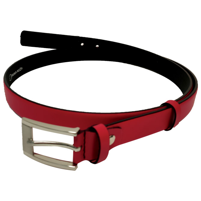 Remen ženski širina 2,5 cm Ranieri 7240/2 crveni