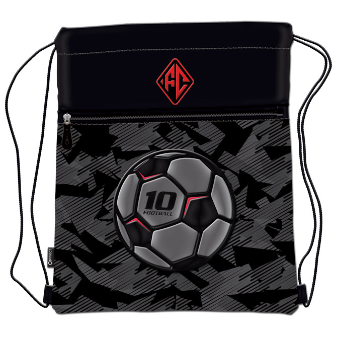 Vrećica za tjelesni Football Team Connect crno-sivo-crvena!!