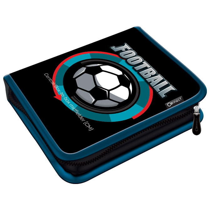 Pernica puna 1zip 2preklopa Football Player 1B Connect crno-plava petrolej!!