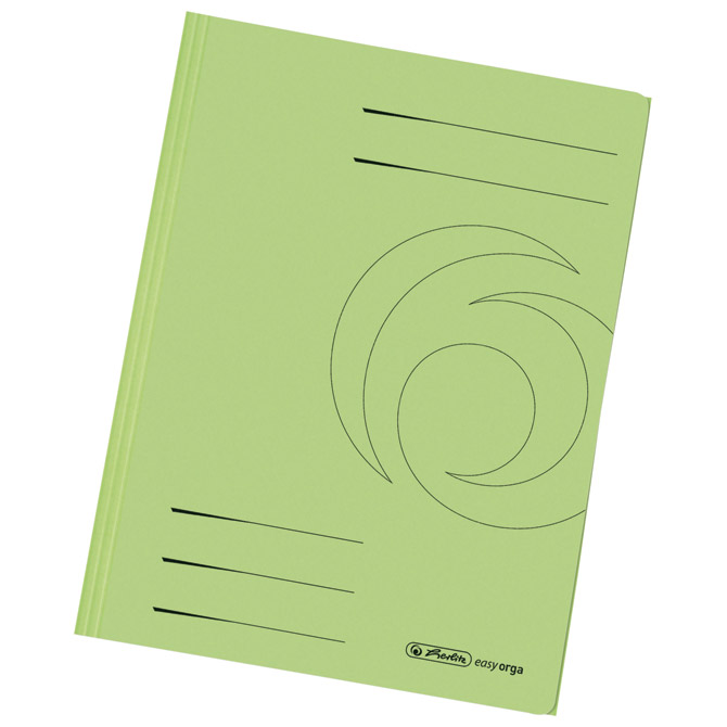Fascikl klapa karton reciklirani A4 Herlitz 11076460 (300002994) zeleni