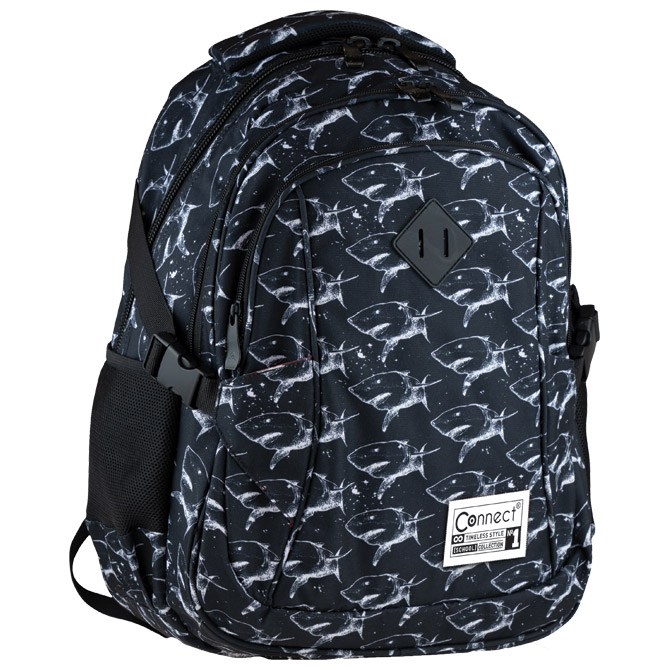 Ruksak školski-notebook anatomski X-ray Sharks Connect!!