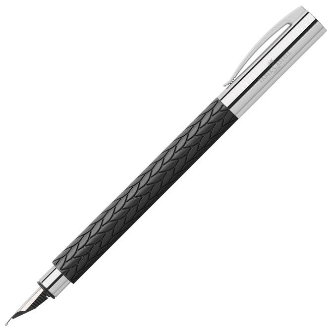 Nalivpero Ambition 3D Leaves (M) Faber-Castell 146060 crno!!
