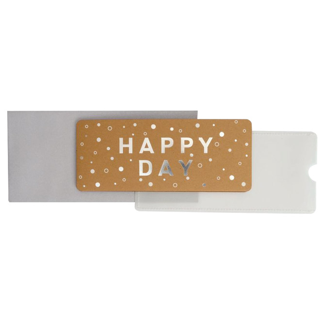 Čestitka 11x23cm Happy day Stewo 6203 75 blister