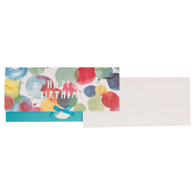 Čestitka 11x23cm Happy birthday Stewo 6689 49 blister!!