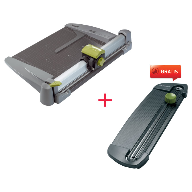 Rezač stolni za papir rez387mm 30L SmartCut A515 Rexel 2101967 + rezač 5L A100 Rexel 2101961 GRATIS