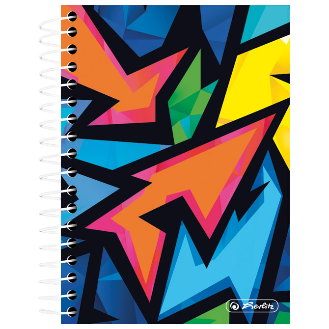 Blok kolegij 10x14cm karo 200L Neon Art Herlitz 50027927!!