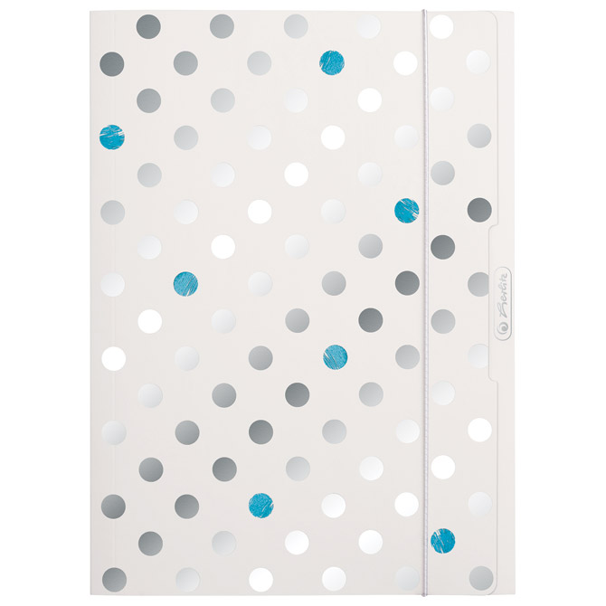 Fascikl klapa s gumicom karton A4 Ice Glam Herlitz 50028016