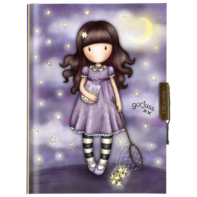 Teka tvrdi uvez s ključem Catch a Falling Star Gorjuss 577GJ15!!