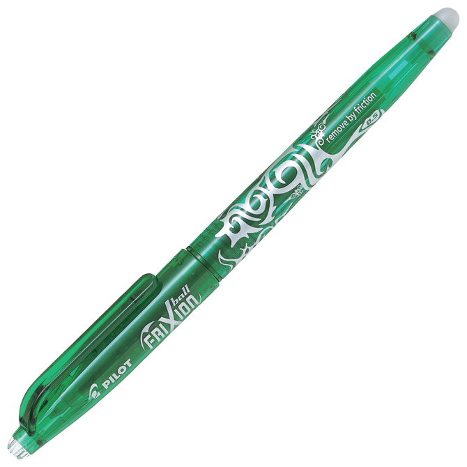 Roler gel 0,5 mm Frixion ball piši-briši Pilot BL-FR5-G zeleni