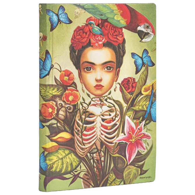 Notes  9,5x14 cm-mini crte 104L bez zatvaranja Frida Flexis Paperblanks FB6532-6!!