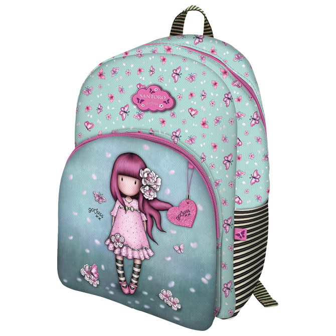 Ruksak školski 2 zipa Cherry Blossom Gorjuss 693GJ13!!