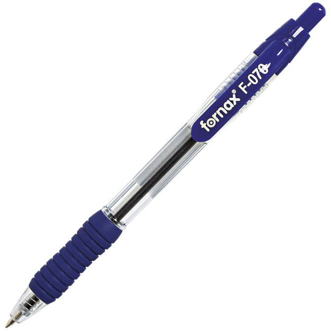 [000003154] Olovka kemijska grip F-070 uložak plavi Fornax plava
