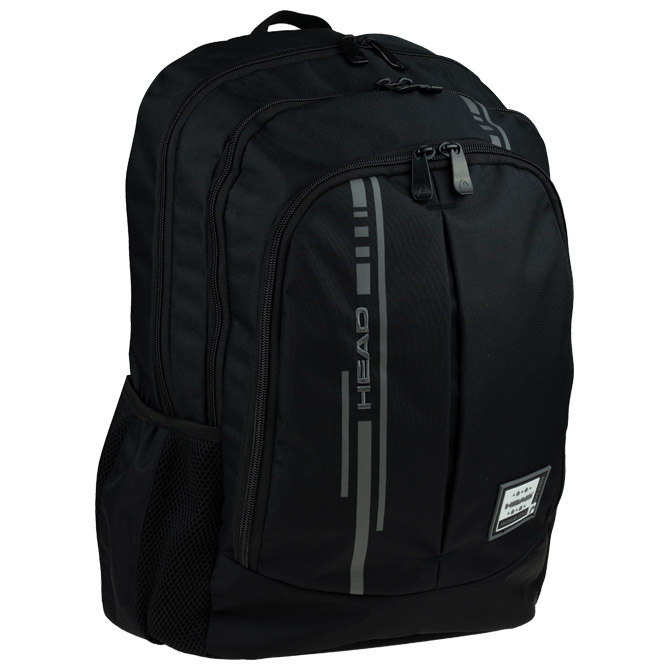 Ruksak školski-notebook anatomski Smart Black1 Head 502020016 crni