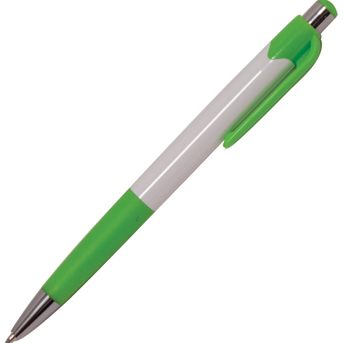 Olovka kemijska grip YCP5096 Madrid bijelo/svijetlozelena
