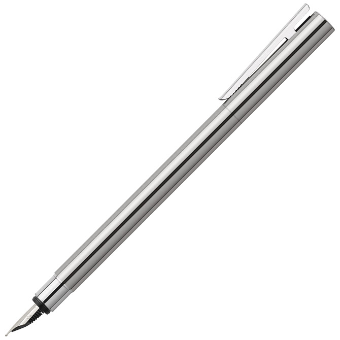 Nalivpero metalno Neo slim (F) Faber Castell 342001 sjajno srebrn