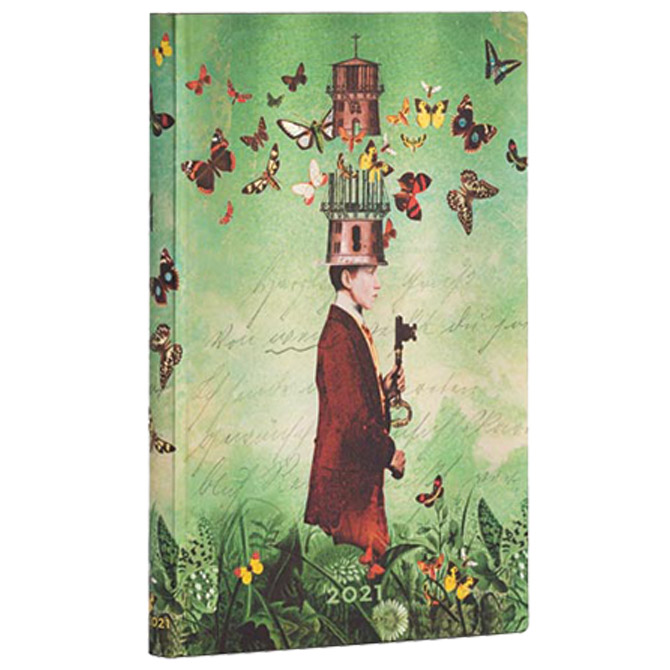 Planer tjedni 2021-13,5x21cm-maxi horizontalni bez zatvaranja Dreamscapes Flexis Paperblanks FE6899-0