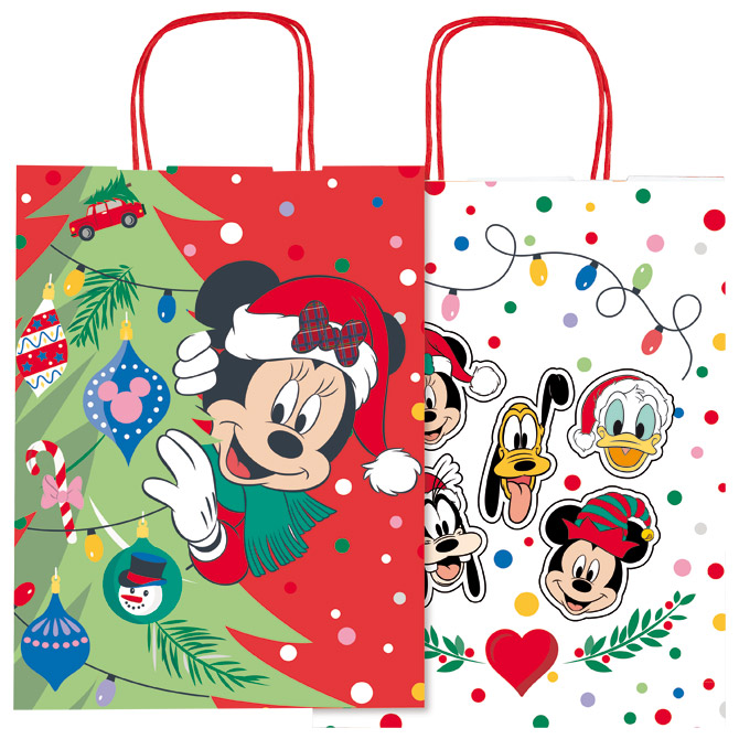 Vrećice ukrasne 26x34,5x12cm Disney novogodišnje Rex-Saul Sadoch WNA26-675C!!