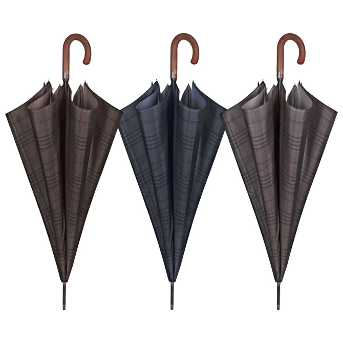 Kišobran automatik s drvenom ručkom Golf Technology XXL Perletti 21672 sortirano